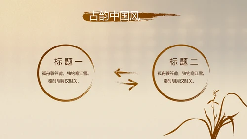 古香古色中医文化工作总结汇报计划动态PPT
