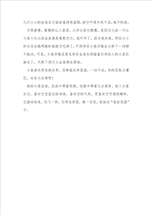 五年级我的心爱之物作文500字优秀8篇