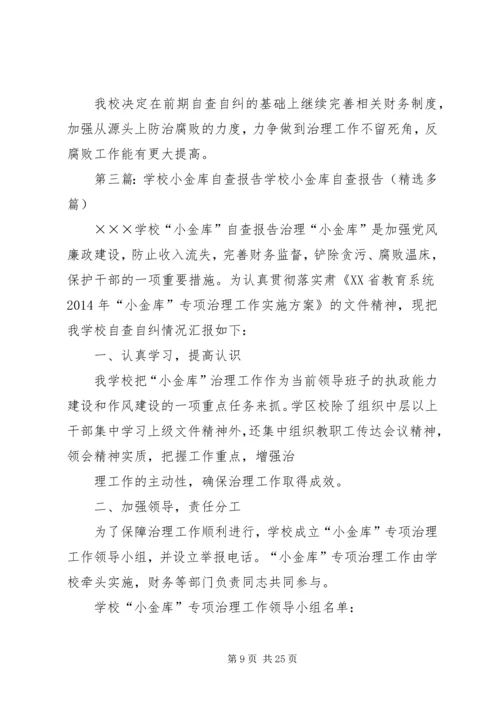 学校小金库自查报告[定稿].docx