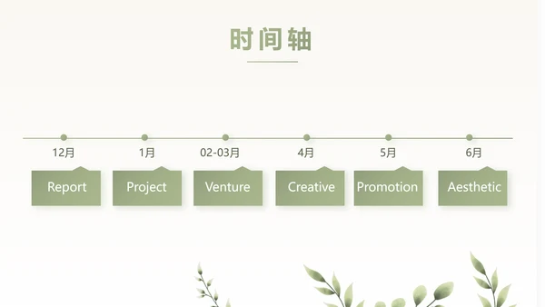 绿色清新青春主题演讲比赛动态PPT模板