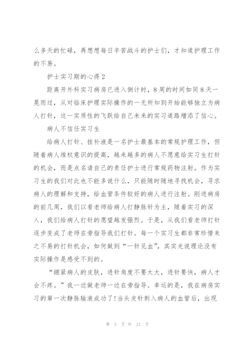 护士实习期的心得范本十篇.docx