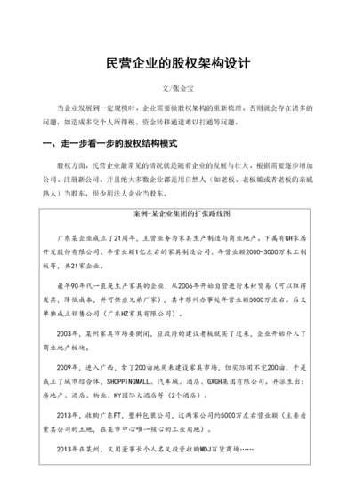 股权架构设计案例-.docx