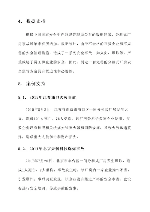 分租式厂房安全监管方案