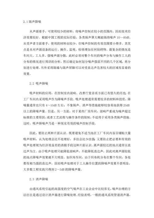 职业噪声危害对策研究现状.docx