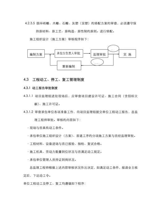 古建关键工程监理重点规划.docx