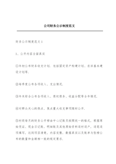 公司财务公示制度范文.docx