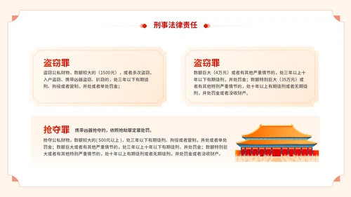 青少年普法宣传教育预防未成年人犯罪通用PPT模板