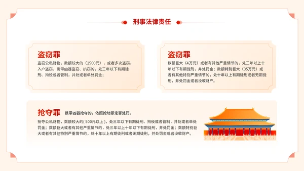 青少年普法宣传教育预防未成年人犯罪通用PPT模板