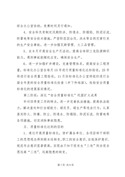 质量标准化考核实施方案 (2).docx