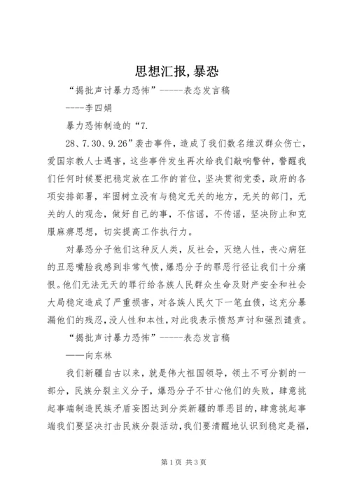 思想汇报,暴恐 (4).docx