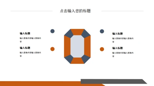 橙色时尚创意商务工作汇报通用PPT模板