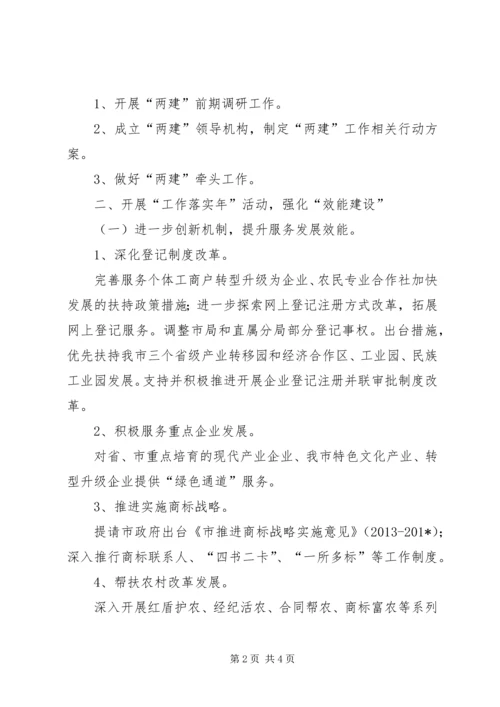 有关工商局行政管理系统工作计划.docx