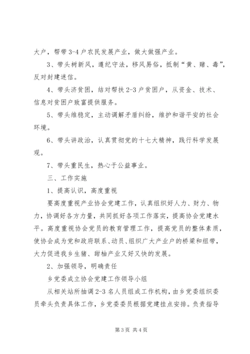 产业协会党建指导意见.docx