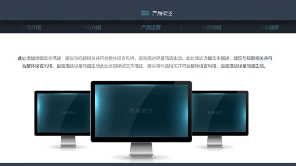 高端大气欧美风商业计划书ppt模板