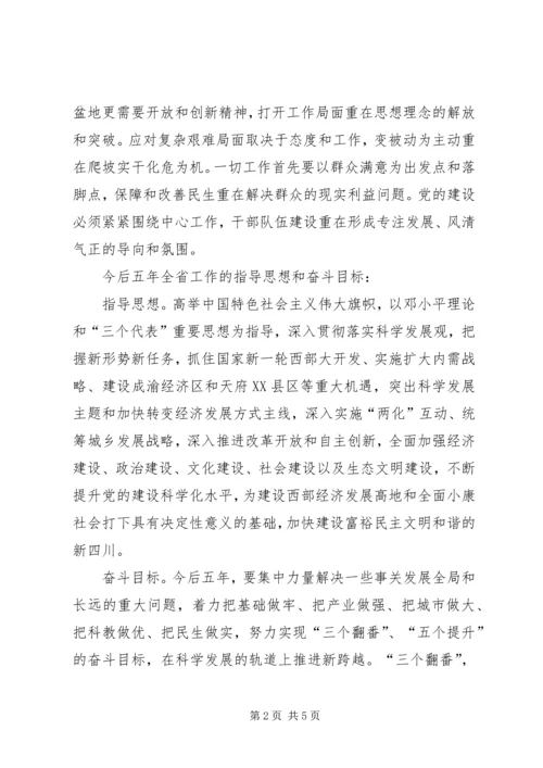 深入学习省第十次党代会和市第十二次党代会精神体会 (5).docx