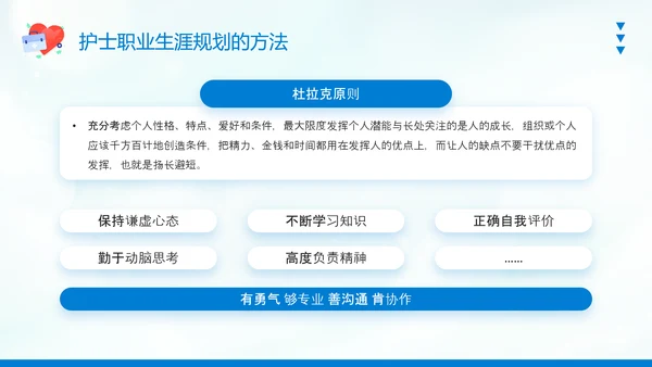 护士职业生涯规划PPT模板
