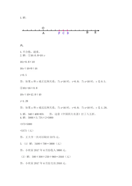 杭州文澜中学小升初数学试卷附参考答案（轻巧夺冠）.docx