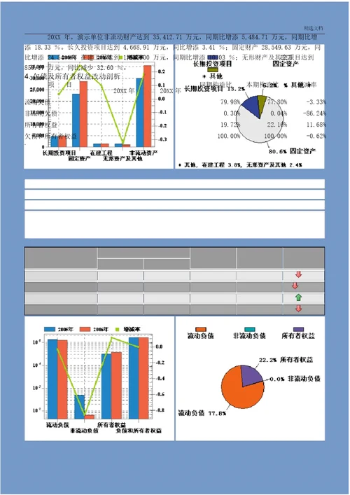 企业年度财务分析报告实用模板