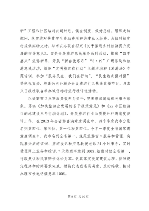 市旅游局党风廉政建设责任制落实情况汇报.docx