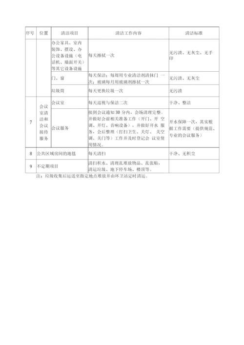 银行办公大楼保洁服务方案.docx