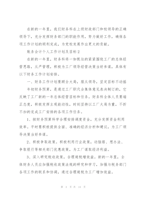 账务会计个人工作计划及目标.docx