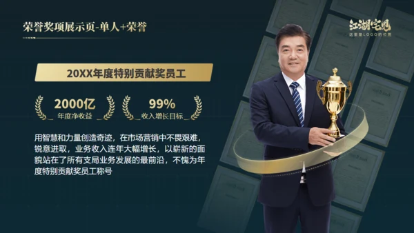 笃行如初行稳致远年终总结通用PPT模板