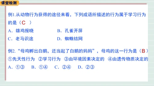 人教版生物八上 5.2.2先天性行为和学习行为(共18张PPT)+视频素材