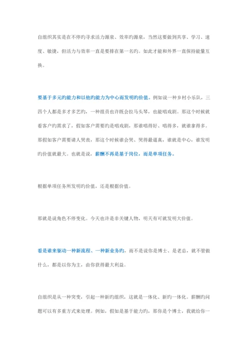 自组织管理中的规则和效率.docx