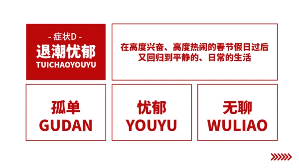 春节假期综合症收心会通用PPT模板