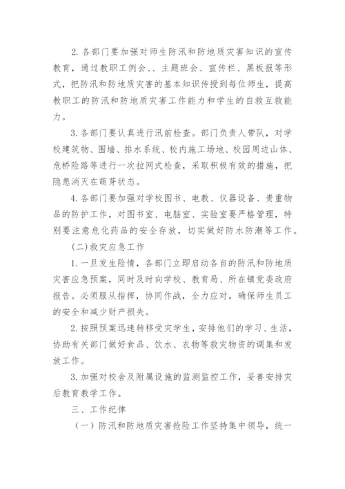 学校突发性地质灾害应急预案.docx