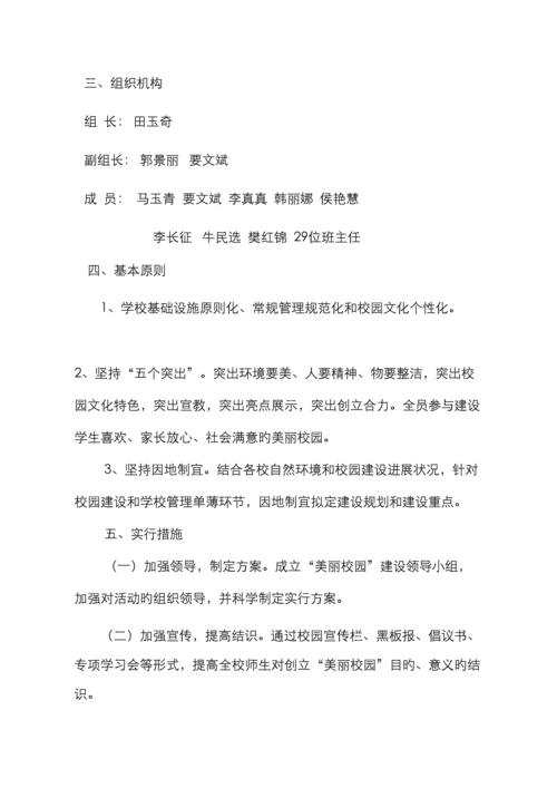 西城门小学美丽校园创建三年规划.docx
