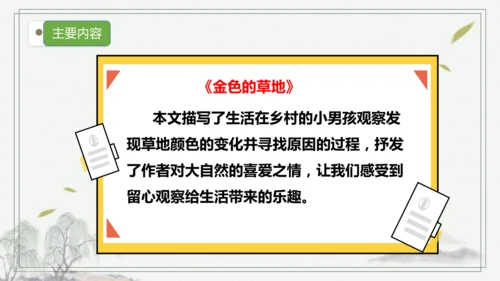 部编版语文三年级上册第五单元复习 课件