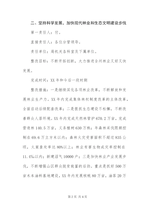 州林业局学习实践科学发展观活动公开承诺书.docx