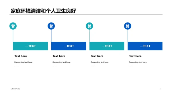 蓝色科技智能医学医疗抗击疫情专题PPT原创模板