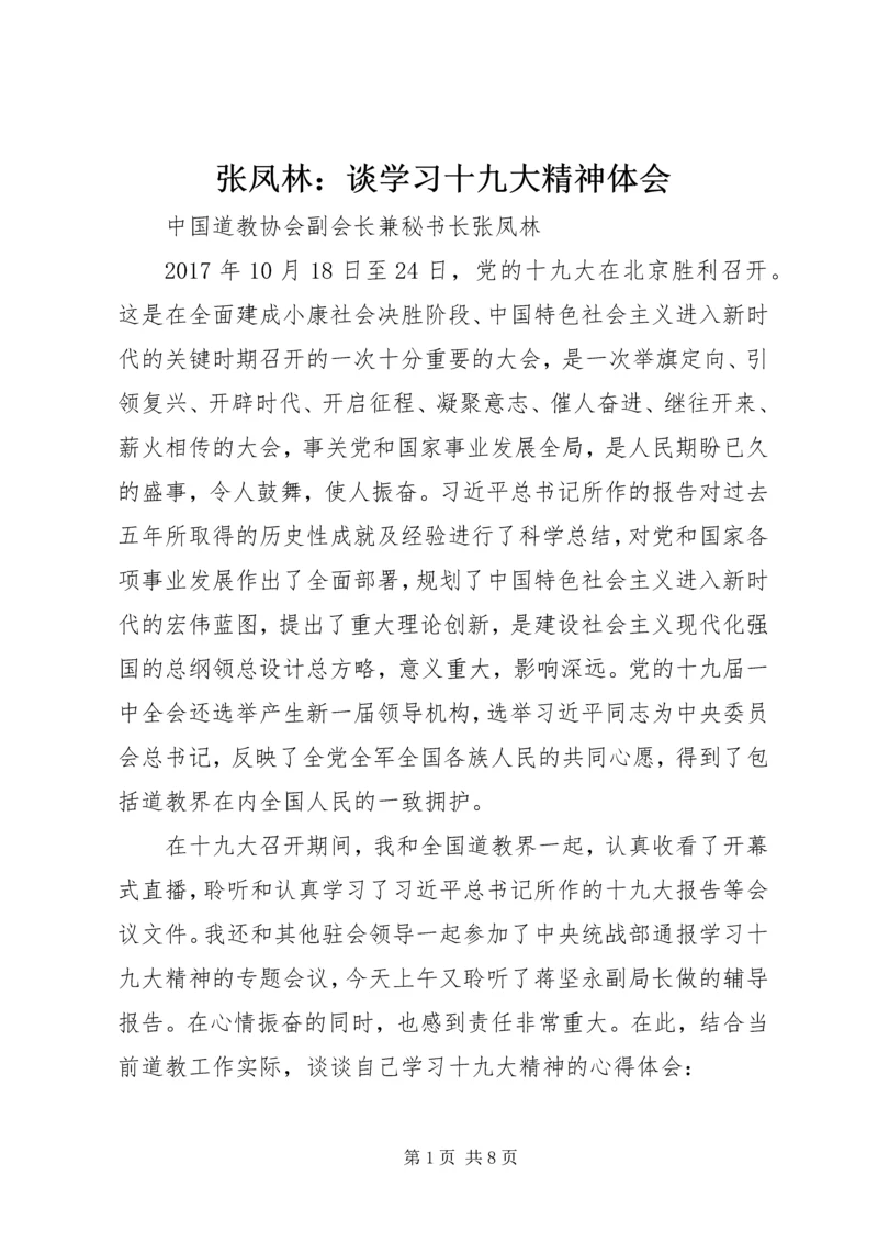 张凤林：谈学习十九大精神体会.docx