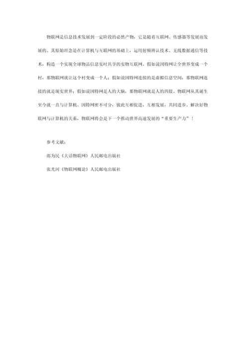 物联网与计算机技术.docx