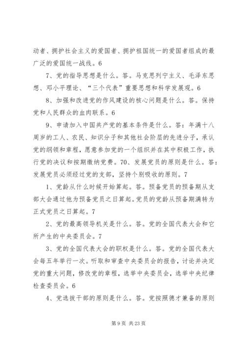 党员干部应知应会口袋书.docx