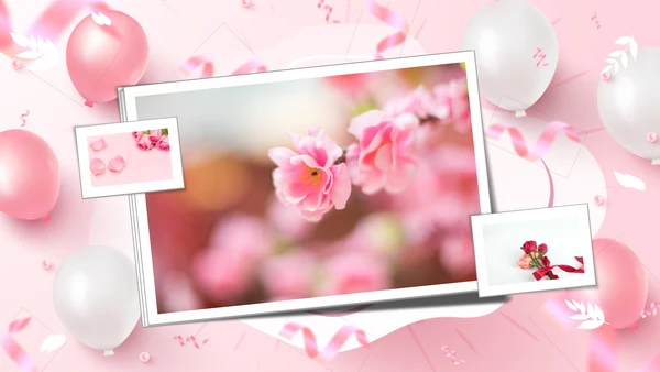 三八妇女节粉色优雅女人节女神节妇联女性ppt