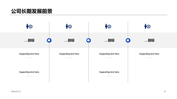 蓝色简约风科技公司市场营销策划PPT模板