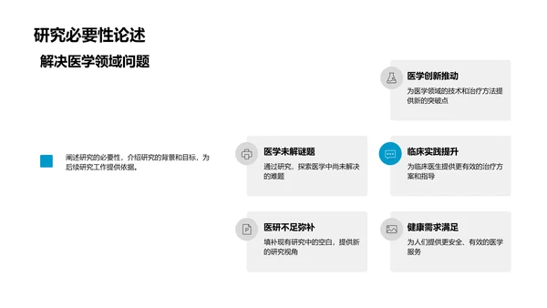 医学研究开题报告PPT模板