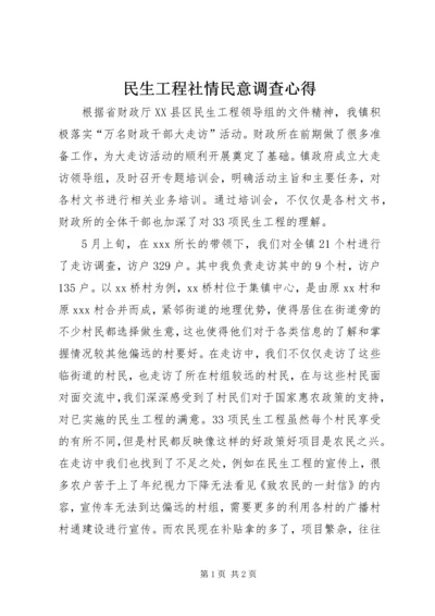 民生工程社情民意调查心得.docx