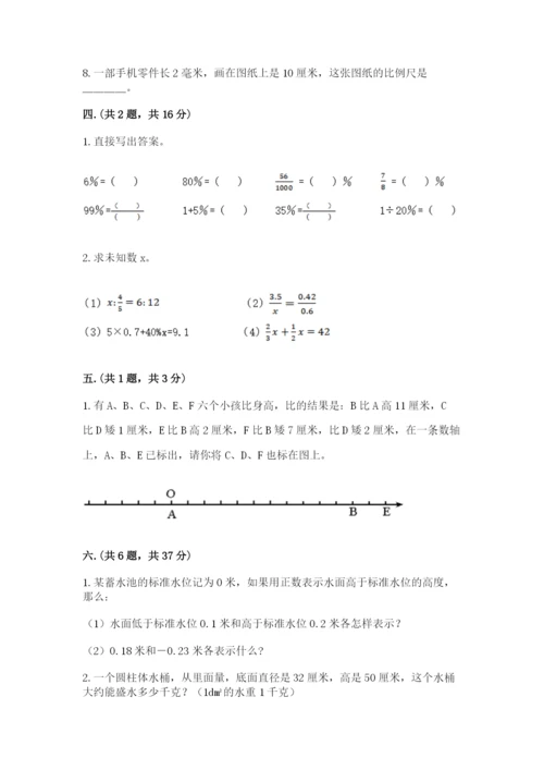 最新苏教版小升初数学模拟试卷精品（夺分金卷）.docx