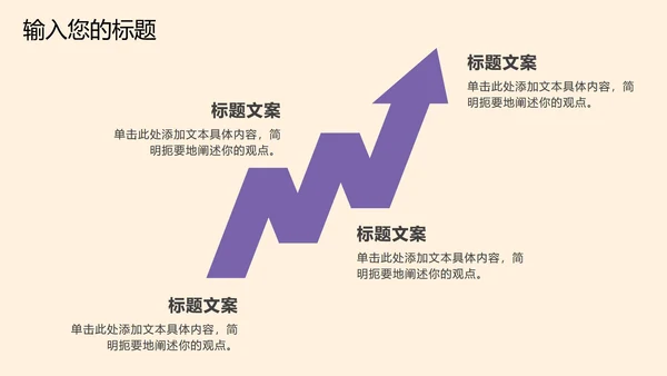 紫色年终总结汇报PPT模板