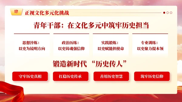 红色党政风传承七七事变基因ppt模板