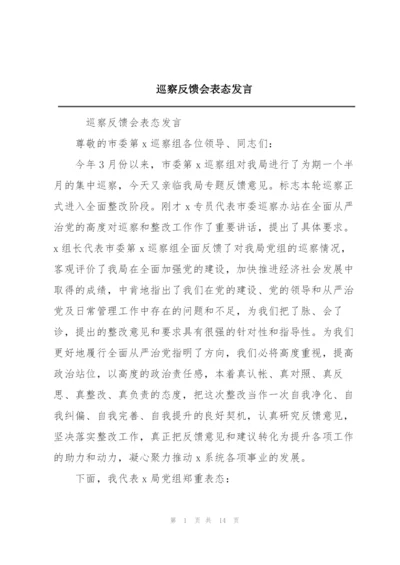 巡察反馈会表态发言.docx