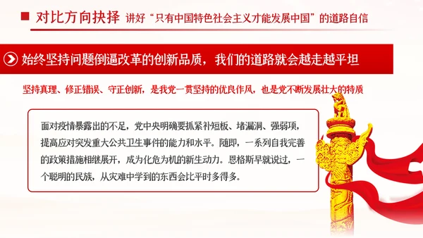 中国青年应从四个对比读懂四个自信共青团团课PPT