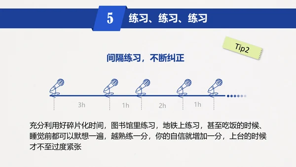 五步打造精彩演讲读书笔记PPT模板