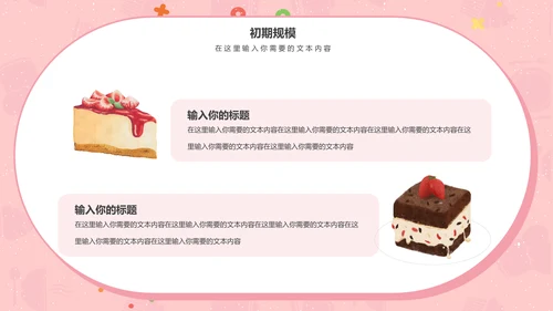 甜品美食招商计划书通用PPT模板
