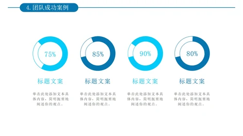 简约风企业架构团队成员介绍通用PPT模板