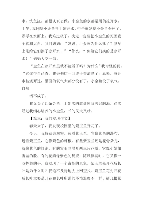 作文我的发现400字.docx